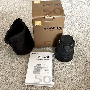 Nikon Nikkor Lens AF-S 50mm f/1.8G